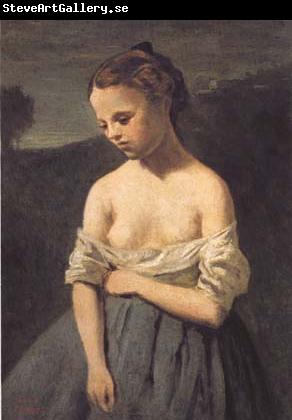 Jean Baptiste Camille  Corot La petite Jeannette (mk11)